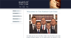 Desktop Screenshot of hartleylawfirm.com